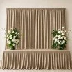 Fire Retardant Burlington Fabric 280cm Wide (Certificate B1) Dark Beige - (Burlington Fabrics)