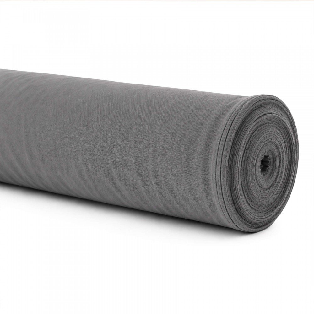Fire Retardant Burlington Fabric 280cm Wide (Certificate B1) Dark Grey Fire Retardant Burlington Fabric 280cm Wide (Certificate B1) Dark Grey