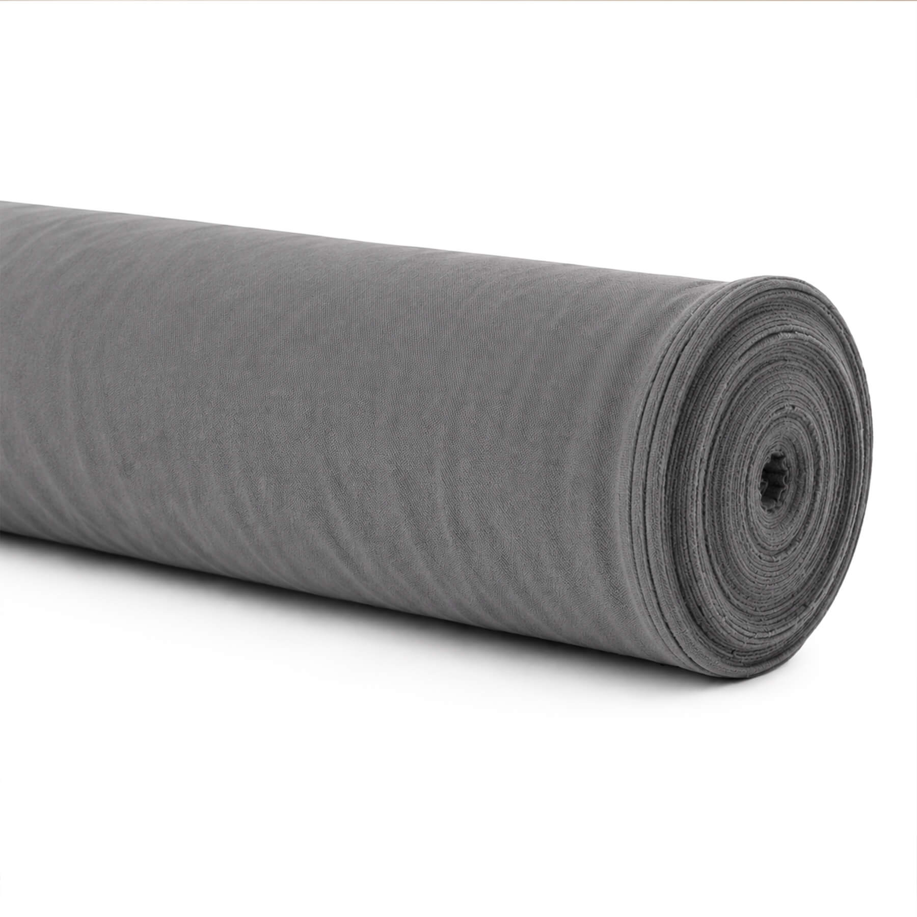 Brandvertragend Texture Dekostof 280cm Breed (Certificaat B1) Donker Grijs