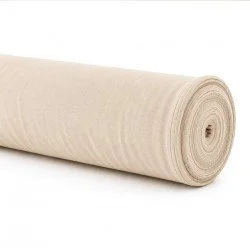 Brandvertragend Texture Dekostof 280cm Breed (Certificaat B1) Naturel Beige