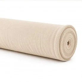 Entflammbar Burlington Dekostoff 280cm Breit (Zertifikat B1) Naturel Beige