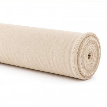 Brandvertragend Texture Dekostof 280cm Breed (Certificaat B1) Naturel Beige Brandvertragend Texture Dekostof 280cm Breed (Certificaat B1) Naturel Beige