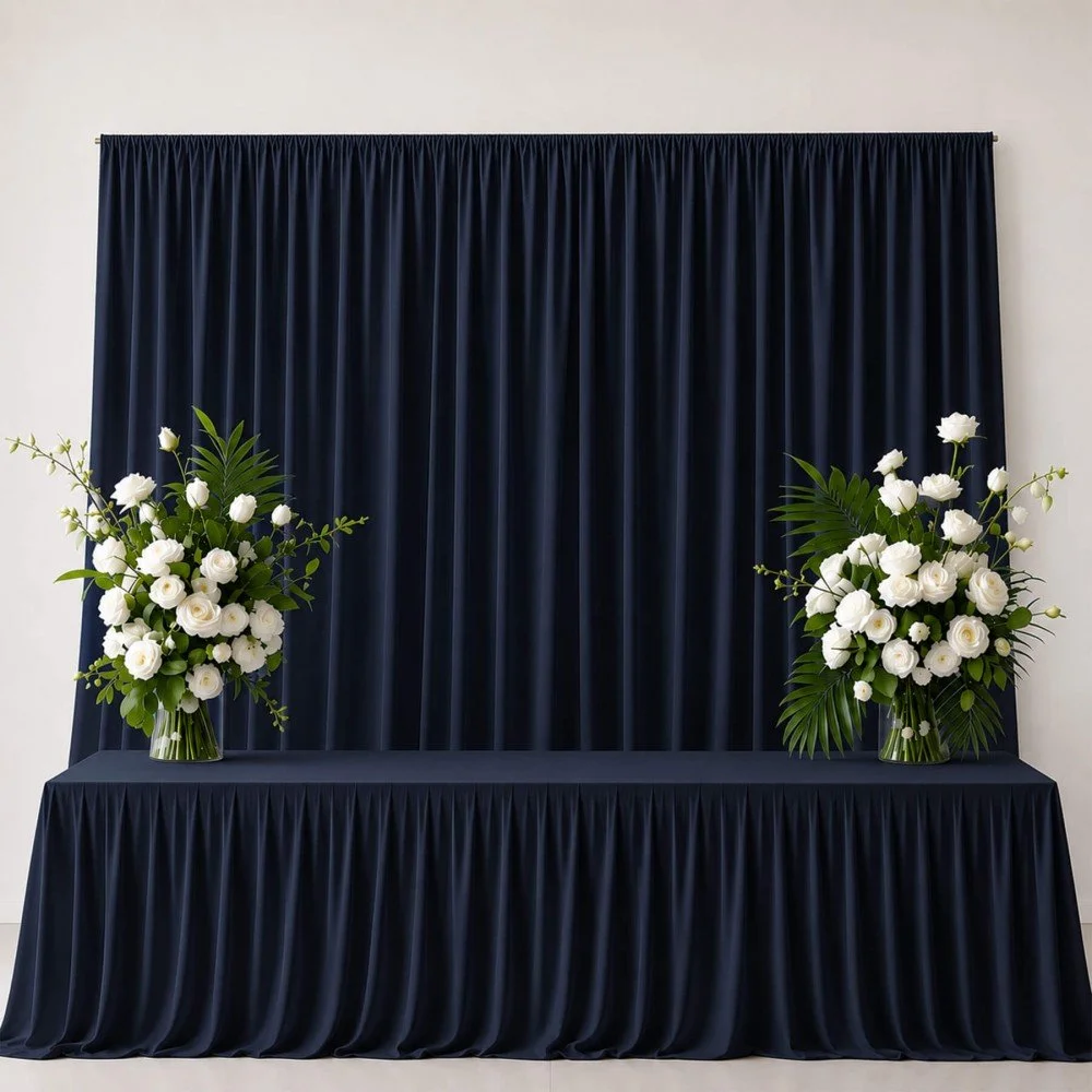 Fire Retardant Burlington Fabric 280cm Wide (Certificate B1) Navy
