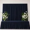 Fire Retardant Burlington Fabric 280cm Wide Navy Fire Retardant Burlington Fabric 280cm Wide (Certificate B1) Navy - (Burlington Fabrics)