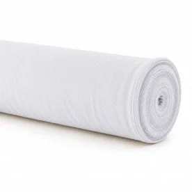 Entflammbar Burlington Dekostoff 280cm Breit (Zertifikat B1) Weiß