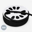 Cordon En Coton Noir 5mm (au Mètre) - (Cordon (Mercerie))