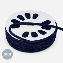 Cotton Cord Navy 3mm (Per Metre)