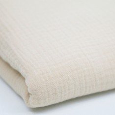 Muślin Bawełniany 2 Metry Kupon Naturalny Beż Muślin Bawełniany 2 Metry Kupon Naturalny Beż