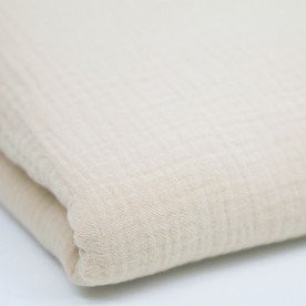 Baumwoll Musselin Stoff 2 Meter Reststücke Naturel Baumwoll Musselin Stoff 2 Meter Reststücke Naturel