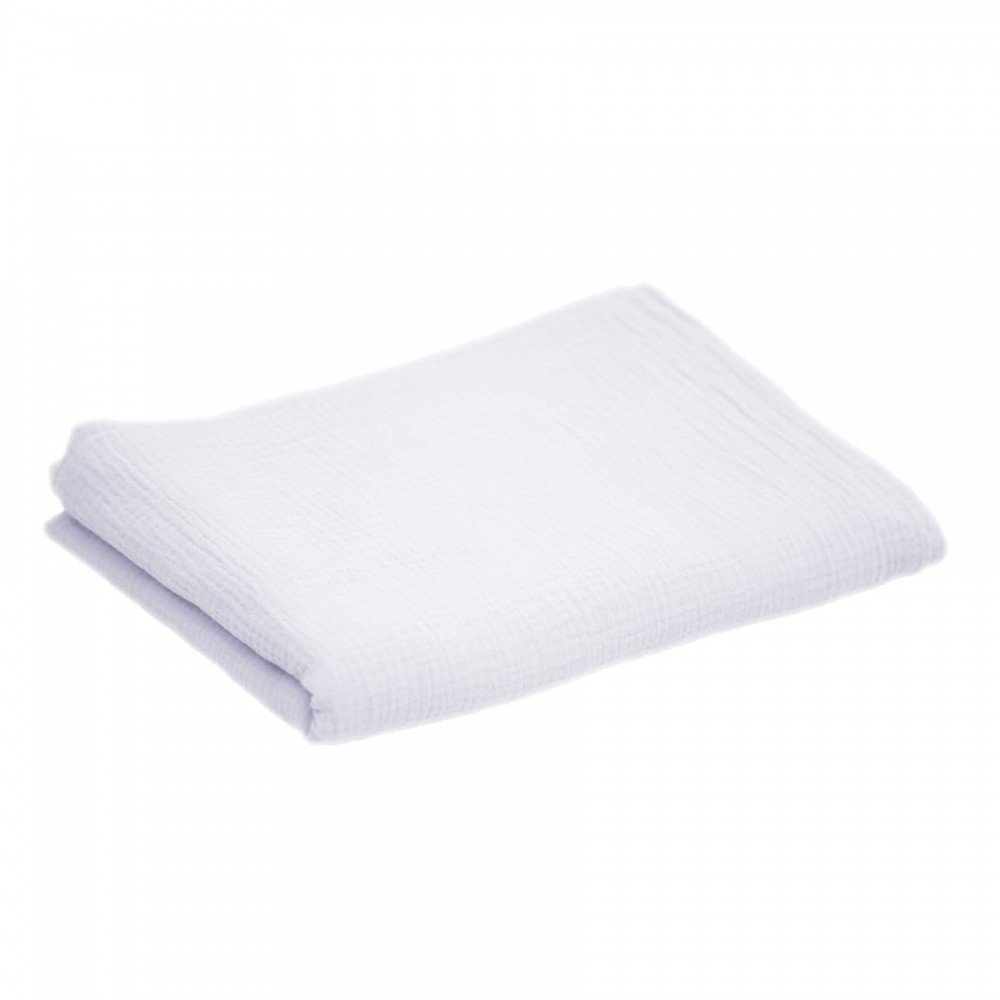 Double Gauze Fabric 2 Meter Coupon White Double Gauze Fabric 2 Meter Coupon White