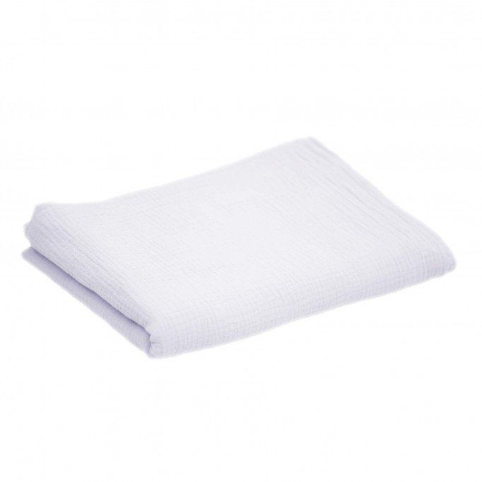 Hydrofiel Stof Coupon 2 Meter Wit, 135 cm breed Hydrofiel Stof Coupon 2 Meter Wit - (Stoffen Goedkoop)