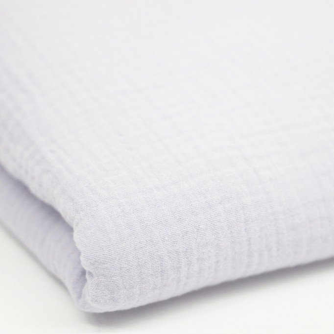 Hydrofiel Stof Coupon 2 Meter Wit, 135 cm breed Hydrofiel Stof Coupon 2 Meter Wit - (Stoffen Goedkoop)
