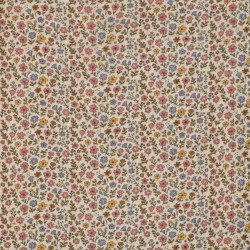 Tissu Double Gaze Impression Numérique - Fleur Rétro