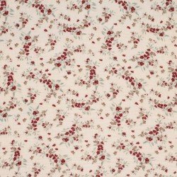 Double Gauze Fabric Digital Print - Rosemary Twig Beige