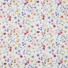 Hydrofiel Stof Digitale Print - Wilde Bloemen Hydrofiel Stof Digitale Print - Wilde Bloemen