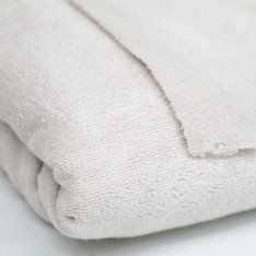 Double Touch Bamboo Terry Fabric 2 Meter Coupon Ecru