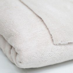 Bambus Wellness Frotteestoff 2 Meter Reststücke Ecru