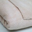 Bambus Wellness Frotteestoff 2 Meter Reststücke Hellbeige - (Stoffe Günstig)