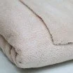 Double Touch Bamboo Terry Fabric 2 Meter Coupon Light Beige - (Cheap Fabrics)