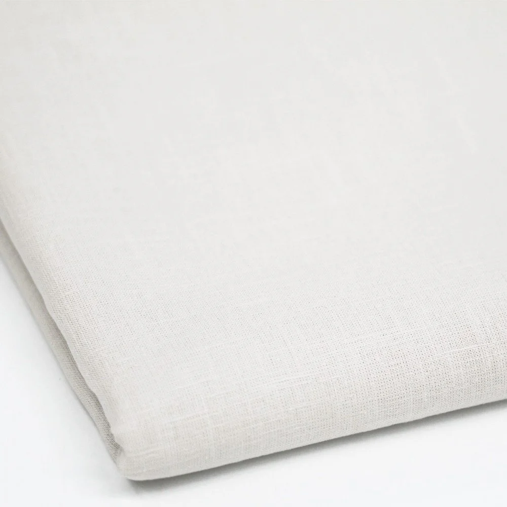 Tessuto Di Lino Fine 2 Metri Resti (Stone Washed) Ecru Tessuto Di Lino Fine 2 Metri Resti (Stone Washed) Ecru