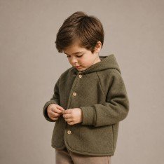 Fulled Loden Wool Fabric Olive Green Fulled Loden Wool Fabric Olive Green