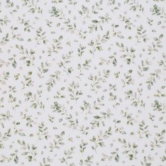 Jersey Di Cotone Stampa Digitale - Fogliame Verde Polveroso Jersey Di Cotone Stampa Digitale - Fogliame Verde Polveroso