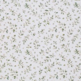 Jersey Coton Impression Numérique - Feuilles Vert Poussiéreux Jersey Coton Impression Numérique - Feuilles Vert Poussiéreux