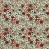 Jersey Coton Impression Numérique - Vintage Floral Brun