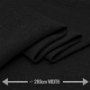 Tissu Lin (280cm Largeur) Noir