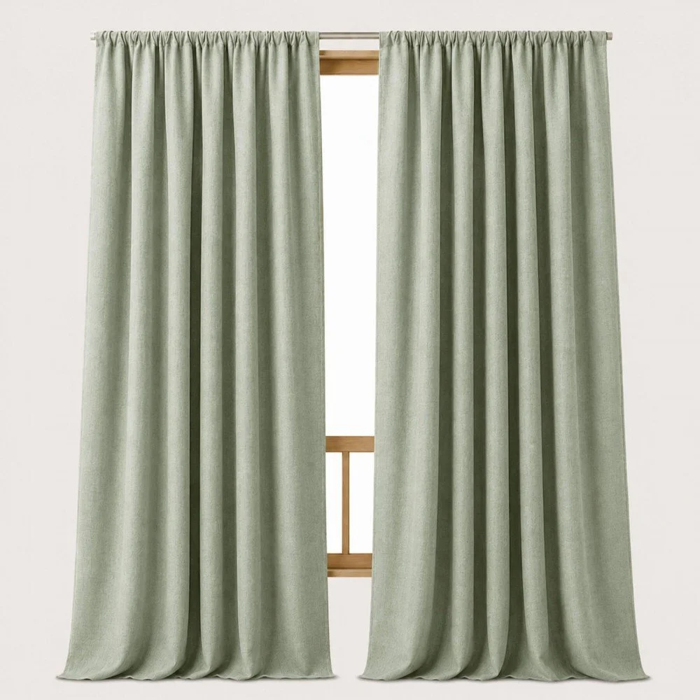 Linen Fabric (280cm Wide) Dusty Green – Enzymwashed 100% Linen Linen Fabric (280cm Wide) Dusty Green - (Linen Fabric Enzymwashed)