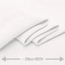 Linen Fabric (280cm Wide) Ecru