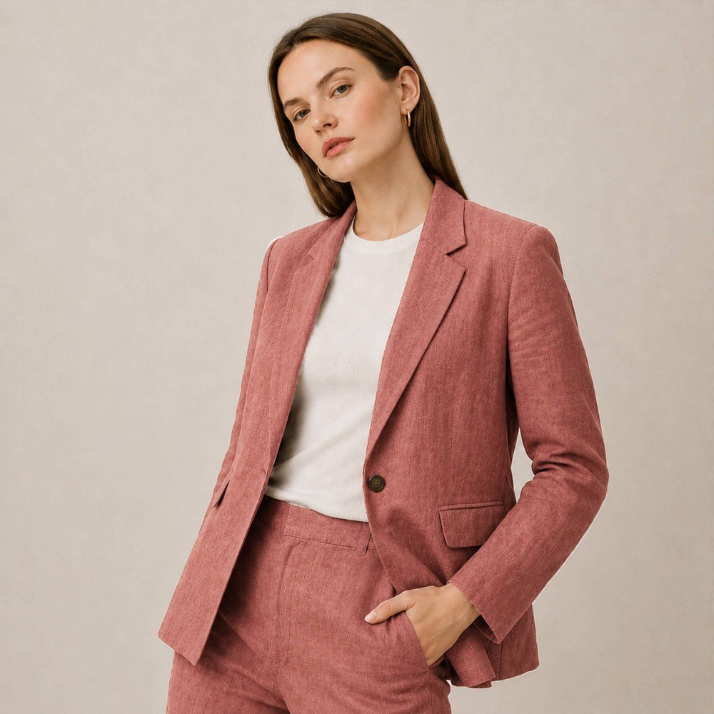 Leinenstoff Enzymwashed Lehm Rosa, weich und blickdicht Leinenstoff (Enzymwashed) Lehm Rosa - (Leinenstoffe Enzymwashed)