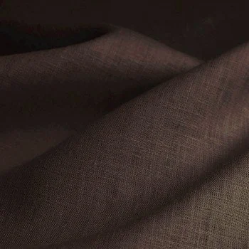 Tessuto Lino (Enzymwashed) Marrone Scuro Tessuto Lino (Enzymwashed) Marrone Scuro