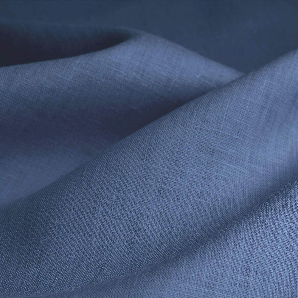 Linen Fabric (Enzymwashed) Dark Jeans