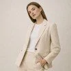 Tessuto Lino Enzymwashed Beige Chiaro Tessuto Lino (Enzymwashed) Beige Chiaro - (Tessuto Di Lino Enzyme Washed )