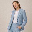 Tissu Lin (Enzymwashed) Jeans Clair - (Tissu Lin Lavé Enzymwashed)