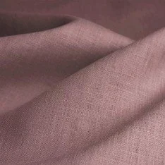 Linen Fabric (Enzymwashed) Old Mauve