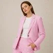 Tessuto Lino (Enzymwashed) Rosa - (Tessuto Di Lino Enzyme Washed )