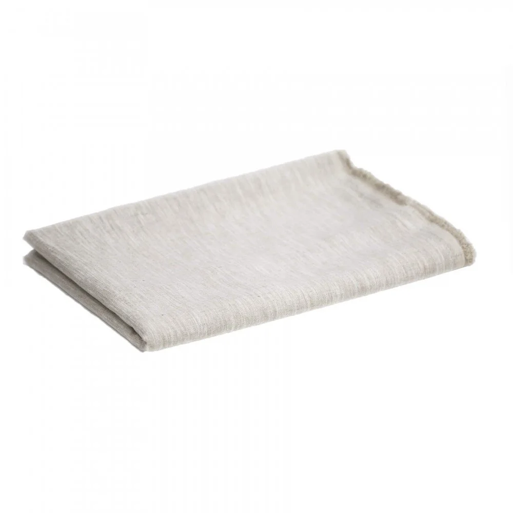 Linen Fabric 2 Meter Coupon Natural Colored Melange Linen Fabric 2 Meter Coupon Natural Colored Melange