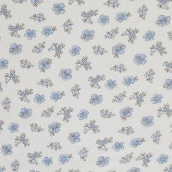 Tissu Jersey Pointoille (Mini) - Fleur De Myosotis