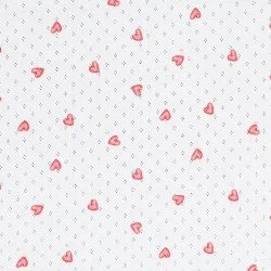 Pointelle Jersey Stof (Mini) - Hartjes 