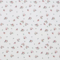 Pointelle Jersey Stof (Mini) - Kleine Bloem 