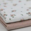 Tissu Jersey Pointoille (Mini) - Petite Fleur - (Tissus Jersey)