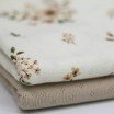 Tissu Jersey Pointoille (Mini) - Bouquet De Fleurs Naturel - (Tissus Jersey)
