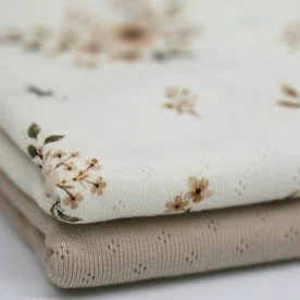 Dzianina Jersey Pointelle (Mini) - Bukiet Kwiatów Naturalny