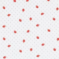 Dzianina Jersey Pointelle (Mini) - Truskawki