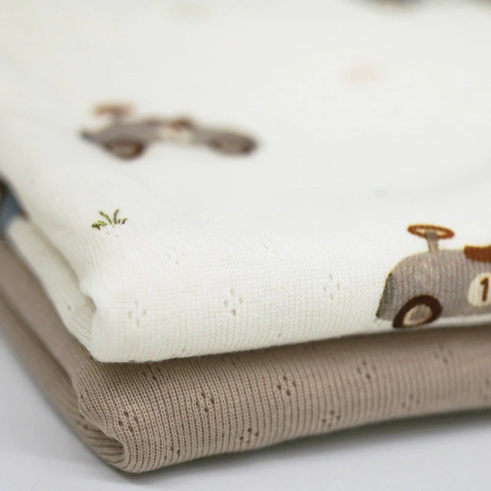 Pointelle Jersey Stof (Mini) - Speelgoedauto 