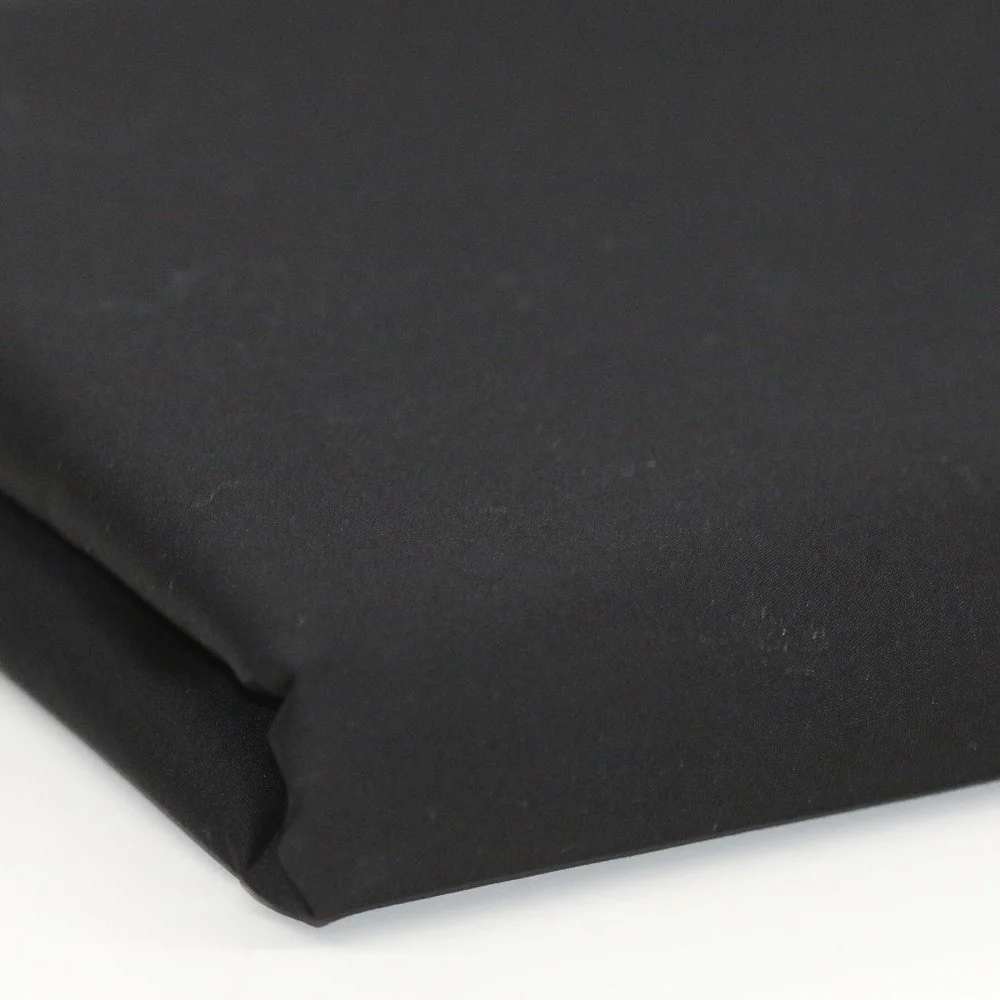 Katoenen Poplin Stof Coupon 2 Meter Zwart Katoenen Poplin Stof Coupon 2 Meter Zwart
