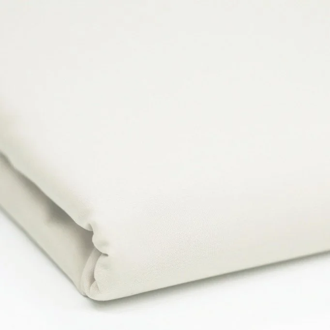 Katoenen Poplin Stof Coupon 2 Meter Ecru 150 cm breed Katoenen Poplin Stof Coupon 2 Meter Ecru - (Stoffen Goedkoop)