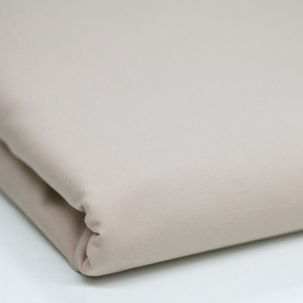 Poplin Cotton Fabric 2 Meter Coupon Light Beige Poplin Cotton Fabric 2 Meter Coupon Light Beige